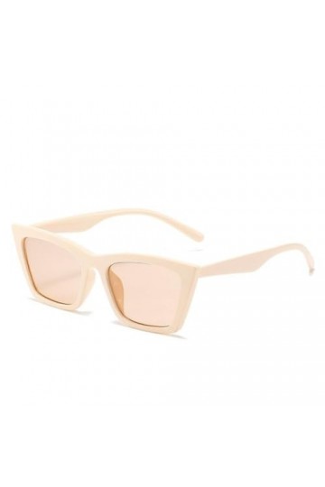 LONSY Lunettes de Soleil Carrées Femmes Vintage 2021 Marque de Luxe Lunettes de Soleil Oeil de Chat Femme Vintage Rétro Oculo