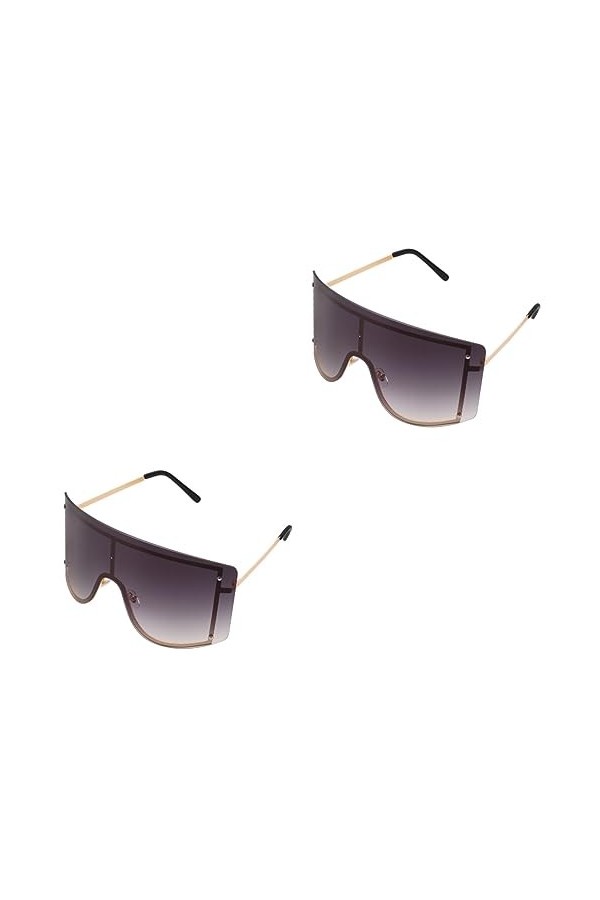 INOOMP 2 Paires Lunettes De Soleil De Mode Pour Hommes Décoration De Vêtements Lunettes De Soleil Dété Lunettes à La Mode Lu