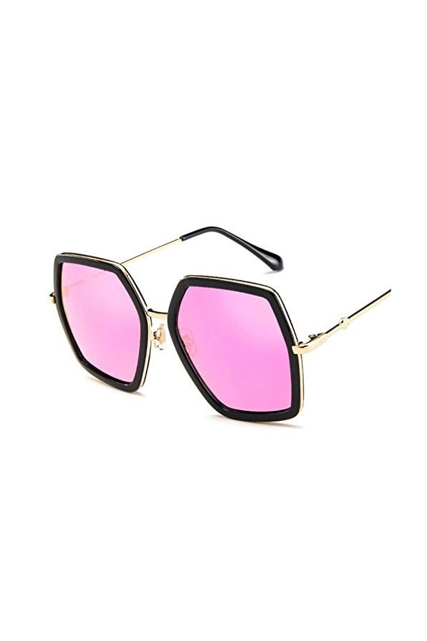 EDCPLM Lunettes De Soleil Femmes Lunettes De Soleil Surdimensionnées Nouvelle Marque Grand Cadre Lunettes De Soleil Carrées F