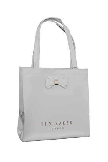 Ted Baker Aracon Détail Nœud Petit Sac Cabas - Gris Clair