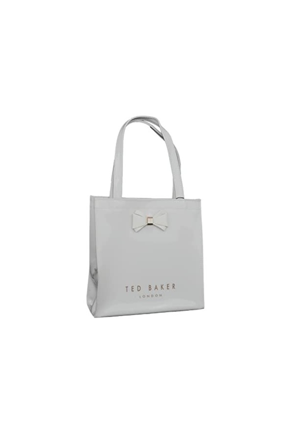 Ted Baker Aracon Détail Nœud Petit Sac Cabas - Gris Clair