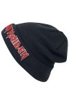 Iron Maiden Logo Unisexe Bonnet noir 70% Acrylique, 30% Laine