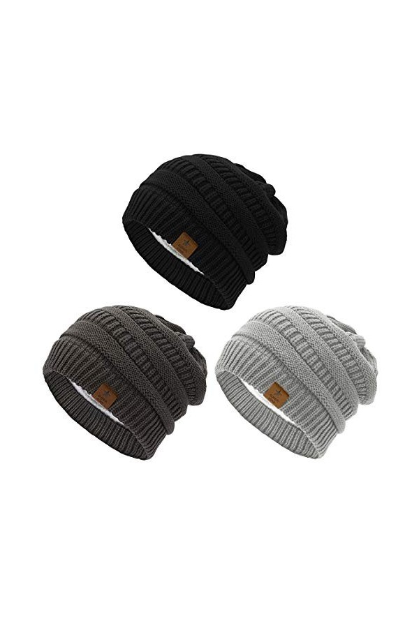 Azue - Bonnet - Femme - Noir - Taille Unique