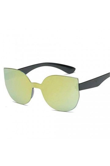 EDCPLM Lunettes de soleil Hommes Femmes Mode Oeil de Chat Lunettes de Soleil Hommes Femmes Retro Coloré Dégradé Lunettes de S