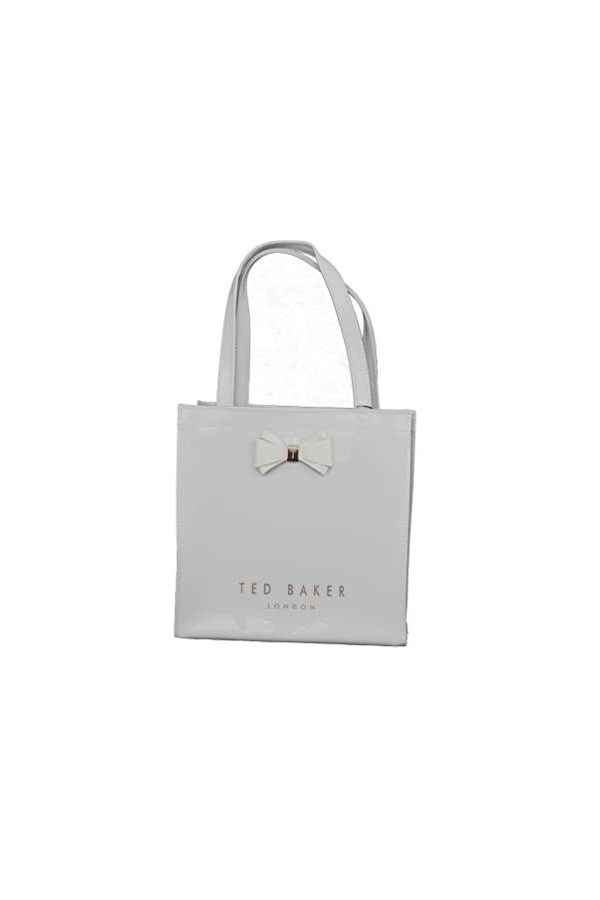 Ted Baker Aracon Détail Nœud Petit Sac Cabas - Gris Clair