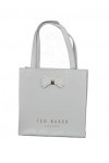 Ted Baker Aracon Détail Nœud Petit Sac Cabas - Gris Clair