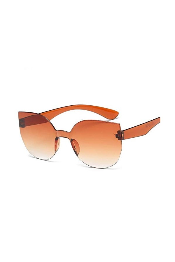 EDCPLM Lunettes de soleil Hommes Femmes Mode Oeil de Chat Lunettes de Soleil Hommes Femmes Retro Coloré Dégradé Lunettes de S