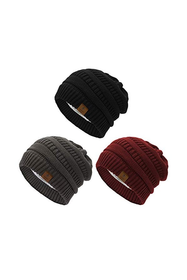 Azue - Bonnet - Femme - Noir - Taille Unique