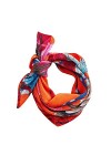 Desigual Femme Fou_beach Carre Écharpe tendance, Orange, Taille unique EU