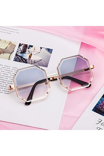 BGPOM Lunettes de Soleil Lunettes de Soleil UV Proof Large Frame pour Femme