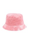 Surkat Tie Dye Bonnet en velours côtelé réversible Pêcheur Chapeau de soleil pliable pour femme - - Taille M