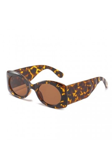 MUTYNE Petites Lunettes de Soleil Ovales Femmes Hommes Oeil de Chat Mode Vintage Rétro Lentille de Coupe Dégradé Lunettes de 
