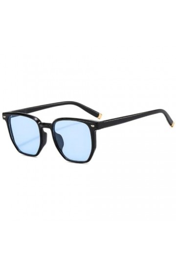 MUTYNE Nouvelle Mode Vintage Lunettes de Soleil Carrées Femmes Surdimensionnées Homme Lunettes de Soleil Noires UV400 Nuances