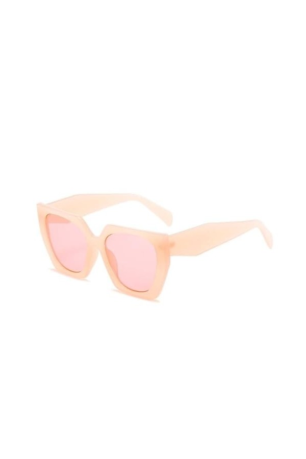 MUTYNE Rétro Polygone Oeil de Chat Lunettes de Soleil Colorées Femmes Mode Luxe Dégradé Nuances UV400 Hommes Lunettes de Sole