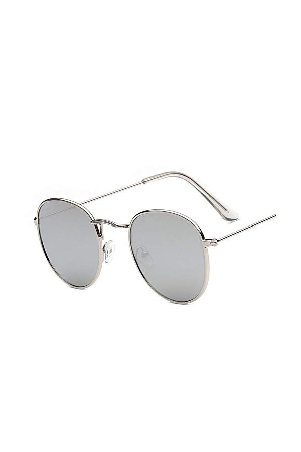 YUANCHENG Lunettes de soleil vintage femme cadre en métal lunettes de soleil rondes femmes UV400 7