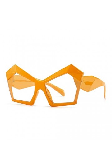 Lunettes de soleil surdimensionnées uniques à personnalité irrégulière pour femmes, nouvelles lunettes de soleil de luxe, cou