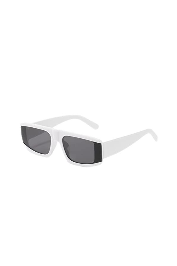 PAXAS Lunettes de soleil carrées classiques pour femmes et hommes - Lunettes de soleil rétro rectangulaires unisexes populair