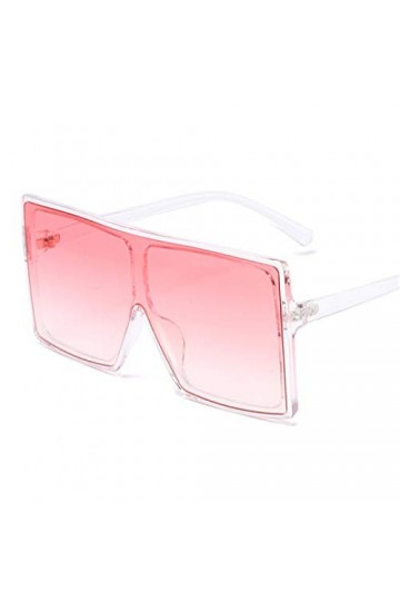 HAOMAO Lunettes de Soleil Tendance rétro Homme et Femme Uv400 Rose