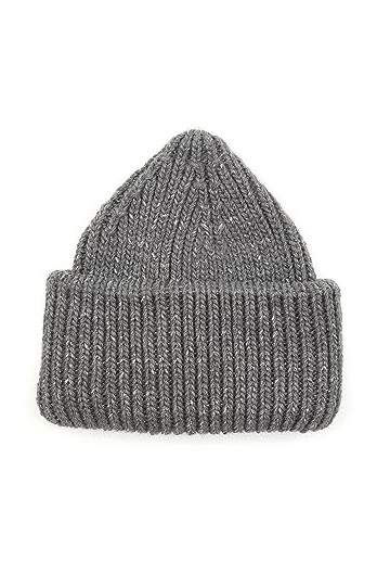 collezione alessandro Softy Too Bonnet tricoté, Gris, Taille Unique Femme