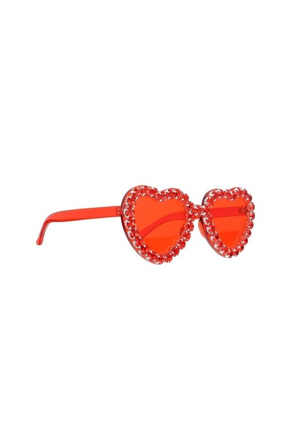 Adorainbow 2 Pcs Lunettes De Soleil Lunettes UV Lunettes Pour Protection Lunettes Carrées Extérieur Été Décor Saint Valentin 