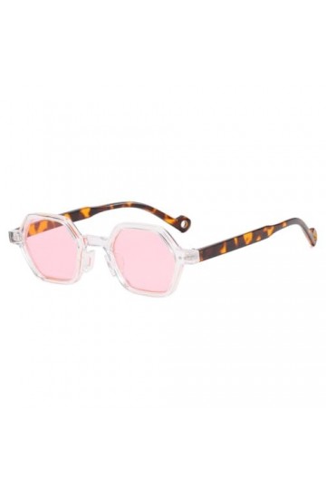 MUTYNE Petites Lunettes de Soleil carrées Femme Vintage rétro Punk Lunettes de Soleil Cadre Femme Mode Luxe Polygone Lunettes