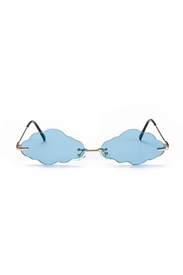 XMYNB Lunettes de Soleil Polarisées Lunettes De Soleil Nuageux De La Mode Vintage Steampunk Rectangunique Sunglasses Femme Me