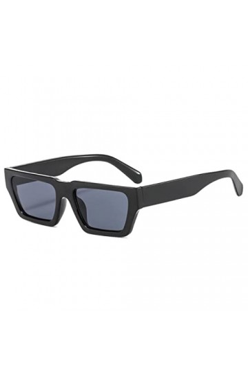 RCJOLLZ Mode Petit Rectangle gelée Gris Lunettes de Soleil Femmes Nuances&nbsp;&nbsp;&nbsp;rétro carré léopard Hommes Lunettes de Soleil