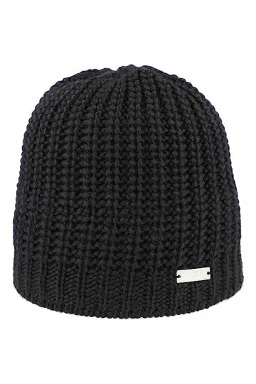 Eisglut Hazell Merino Bonnet, Noir, Taille Unique Mixte