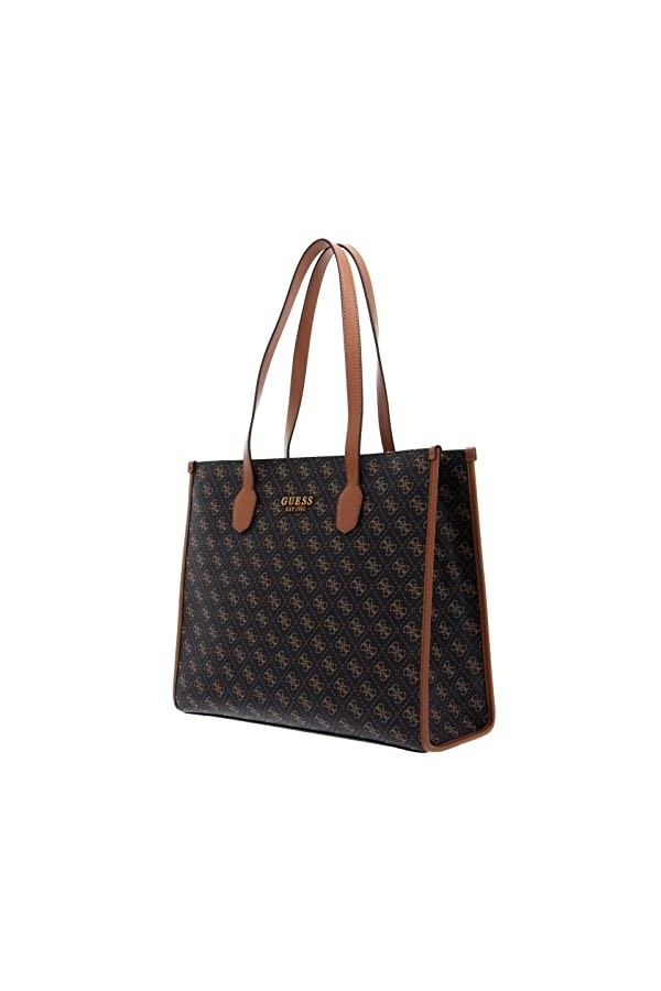 GUESS Cabas cuir PU logo all over jeans - Femme