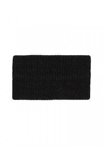 TOMMY JEANS TJW Flag Headband Bonnet tricoté, Black, OS Femme