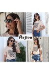 Arjien Lunettes de soleil polarisées rétro rondes pour homme et femme Protection UV400 Vintage Lunettes de soleil pour condui