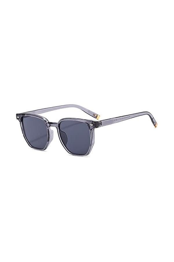 Lunettes de soleil rétro à grande monture for hommes et femmes, lunettes de soleil de vacances, tendance, UV400, cadeau Colo