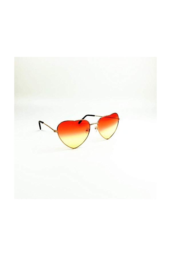 NIUASH Lunettes de Soleil polarisées Lunettes de Soleil dégradé de Couleur Bonbon Mignon Vintage Coeur Femmes Lunettes de con