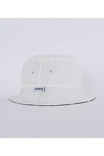 Hurley W Bali réversible Bucket Chapeau de Soleil, Marshmallow, Taille Unique Femme