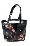 Ted Baker Petit sac de plage en bois de santal noir, Noir