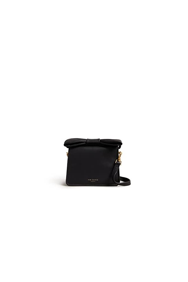 Ted Baker Niasina Mini Sac À Bandoulière avec Nœud Femme, Noir