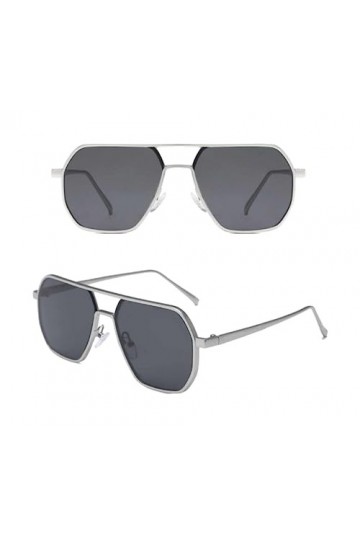 No Name Ltd Lunettes de soleil carrées surdimensionnées noires pour homme unisexe surdimensionnées rétro vintage 2023 Ibiza F