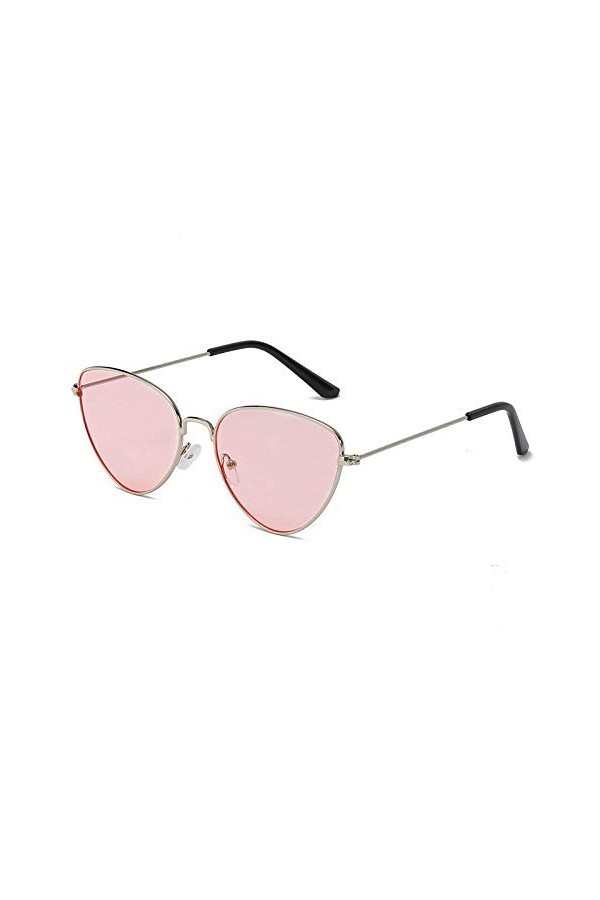 ZYIZEE Lunettes de Soleil Lunettes de Soleil Papillon Rose Femmes Vintage Mode Rose Or Miroir Lunettes de Soleil Femmes Uniqu