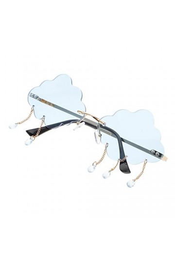 USHOBE 3 Pièces Lunettes De Soleil Cool Lunettes Plage Fête Lunettes Nuage Disco Lunettes Nuage En Forme De Lunettes Nuage En