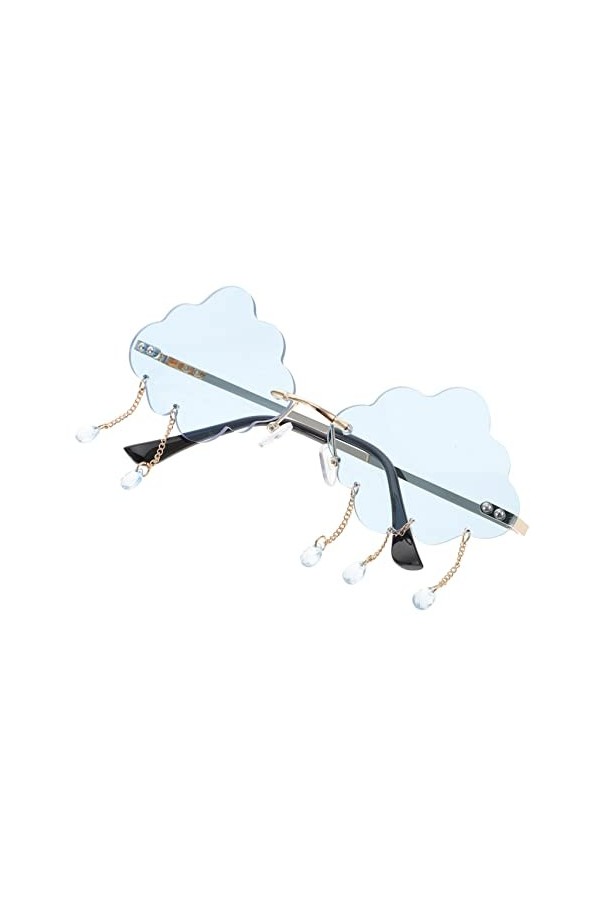 USHOBE 3 Pièces Lunettes De Soleil Cool Lunettes Plage Fête Lunettes Nuage Disco Lunettes Nuage En Forme De Lunettes Nuage En