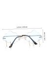 USHOBE 3 Pièces Lunettes De Soleil Cool Lunettes Plage Fête Lunettes Nuage Disco Lunettes Nuage En Forme De Lunettes Nuage En