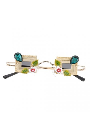 WRITWAA Partie Lunettes De Soleil Nouveauté Lunettes De Soleil Lunettes De Soleil Pour Femmes Mode Lunettes Pour Femmes Métal