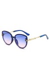 EkeNoz Femme Grand Cadre œil de Chat Lunettes de Soleil dextérieur Tendance Banlieue UV400 Lunettes de Soleil Cadeau Color 