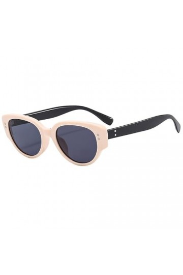 EkeNoz Lunettes de Soleil Vintage œil de Chat for Femmes, Verres de Soleil de Vacances en Plein air, Tendance, UV400, Cadeau 