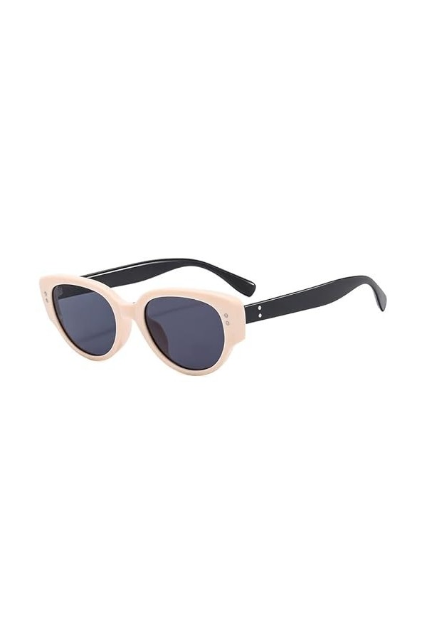 EkeNoz Lunettes de Soleil Vintage œil de Chat for Femmes, Verres de Soleil de Vacances en Plein air, Tendance, UV400, Cadeau 