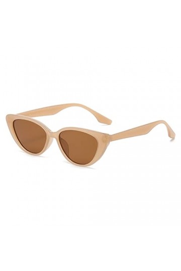 EkeNoz Lunettes de Soleil triangulaires œil de Chat, Petite Monture, for Vacances en Plein air, for Hommes et Femmes, Tendanc