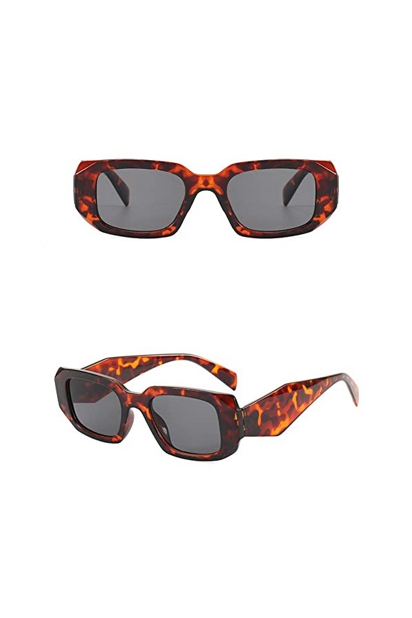 Petit Polygone Rectangle Femmes Lunettes De Soleil Mode Rétro Carré Lunettes De Soleil Hommes Classique Blanc Lunettes Nuance