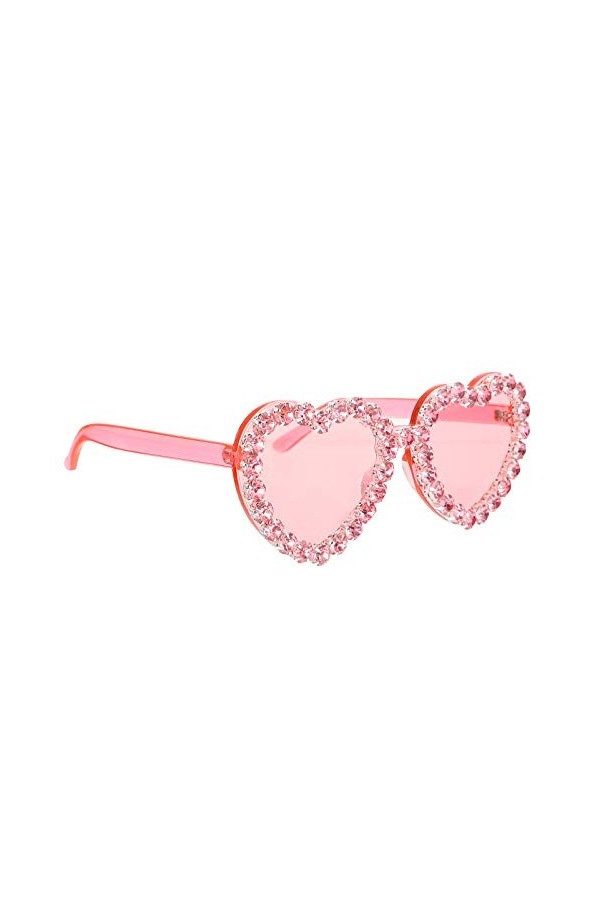 Abaodam 1 Pc Lunettes De Soleil Lunettes Jolies Lunettes De Soleil Sans Monture Lunettes De Soleil Coeur Femme Lunettes Coeur