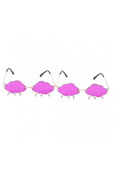 Abaodam 2 Paires Lunettes De Soleil Nuage Lunettes De Soleil Amusantes Pour Femmes Lunettes De Mode Des Lunettes De Soleil Lu
