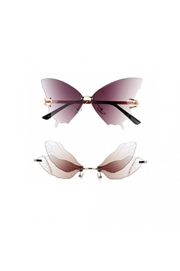 SOIMISS Lunettes De Soleil Papillon Lunettes Daile Des Lunettes De Soleil Lunettes De Soleil De Mode Pour Femmes Lunettes Sa